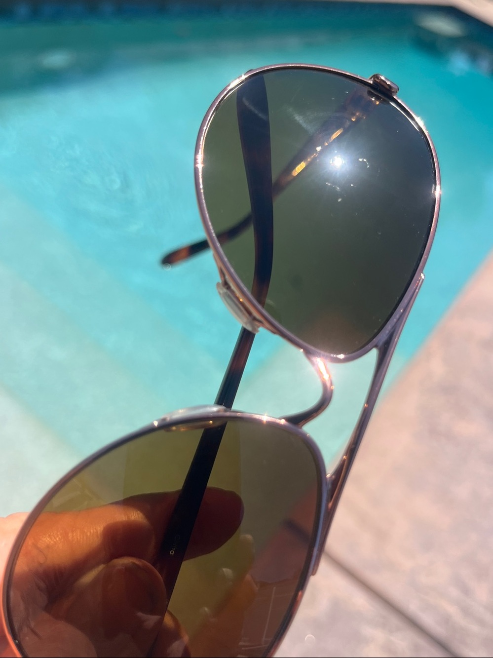 Oakley Feedback Rose Gold Aviator Sunglasses - Picture 11 of 16